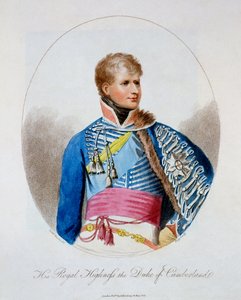 SAR el Duque de Cumberland, 1806 de English School