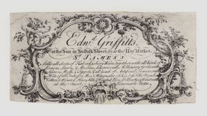 Merceros, Edward Griffitts, tarjeta comercial de English School