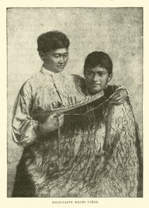 Chicas maoríes mestizas