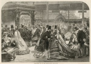 Día de media corona en la Exposición Internacional de 1862 de English School