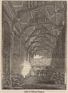 Salón del Palacio de Eltham, Kent de English School