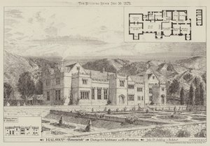 Halsway, Somersetshire, diseño para adiciones y restauración de English School