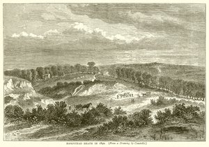 Hampstead Heath en 1840 de English School