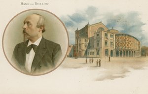 Hans von Bülow, compositor, pianista y director de orquesta alemán