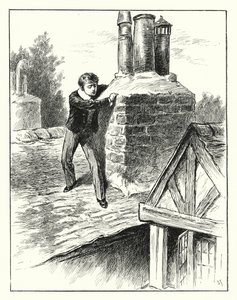 "Subió alrededor de una chimenea"