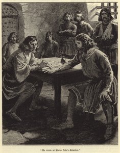 Escribió al dictado de Marco Polo de English School