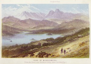 Cabeza de Windermere (litografia en color) de English School