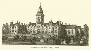 Headingley College, Leeds (grabado) de English School