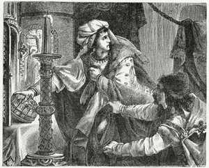Helene Kottanerin roba la corona de San Esteban en 1440 de English School