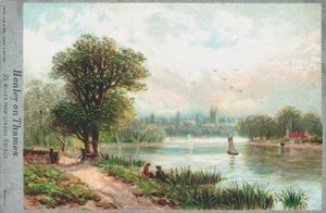 Henley en el río Támesis de English School