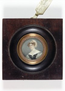 Henrietta Scott, marquesa de Titchfield, luego duquesa de Portland (esmalte)