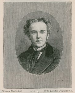 Henry Arthur Jones, dramaturgo, a los 19 años de English School