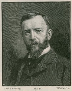 Henry Arthur Jones, dramaturgo, a los 40 años de English School