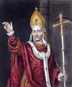 Henry Chichely (c.1362-1443), después de una pintura en la Galería Bodleian de English School