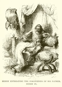 Enrique Suplicando el Perdón de su Padre, Enrique IV de English School