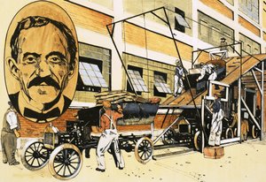 Henry Ford y su primera línea de producción de 1908