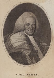 Henry Home, Lord Kames, abogado, juez, filósofo e historiador legal escocés (grabado) de English School