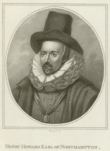 Henry Howard, Conde de Northampton (grabado) de English School