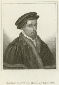 Henry Howard, Conde de Surrey (grabado) de English School