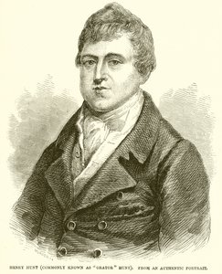 Henry Hunt (conocido como Orator Hunt) de English School