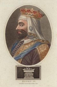 Enrique IV, Rey de Inglaterra (grabado coloreado) de English School