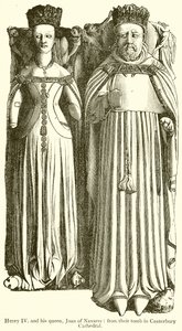 Enrique IV y su Reina, Juana de Navarra de English School
