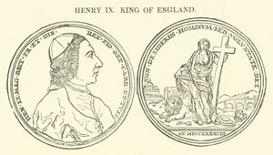 Enrique IX, Rey de Inglaterra (grabado) de English School