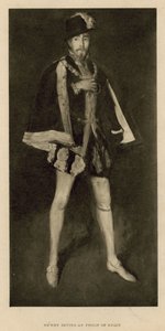 Henry Irving, actor, como Felipe de España