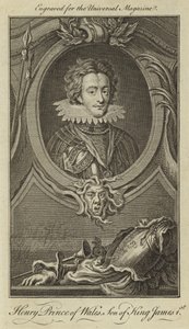 Henry Príncipe de Gales, hijo del Rey James I de English School
