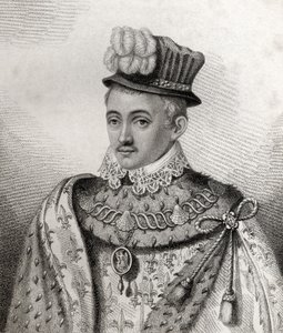 Henry Stewart, grabado por Rivers, ilustración de 