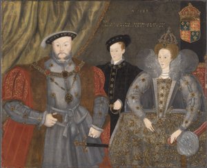 Enrique VIII, Isabel I y Eduardo VI de English School