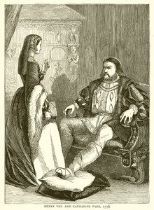 Enrique VIII y Catalina Parr, 1546 de English School