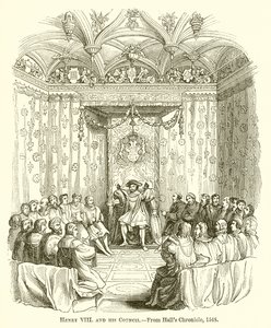 Enrique VIII y su consejo de English School