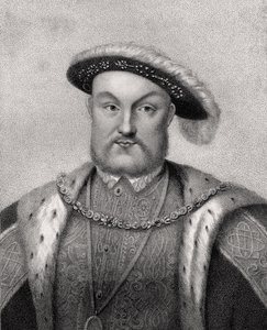 Enrique VIII, grabado por Bocquet, de 