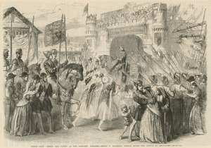Enrique V entrando en Londres después de la Batalla de Agincourt de English School