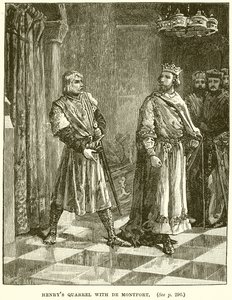 La disputa de Enrique con De Montfort de English School
