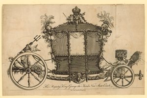 El nuevo coche de estado de Su Majestad el Rey Jorge III de English School