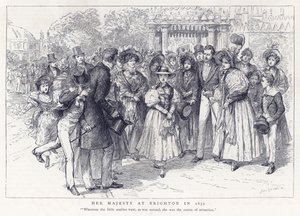 Su Majestad en Brighton en 1832 de English School