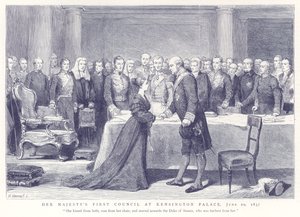 El primer consejo de Su Majestad en el Palacio de Kensington, 20 de junio de 1837