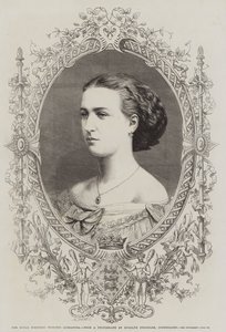 Su Alteza Real la Princesa Alexandra (grabado) de English School