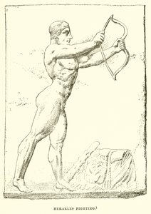 Heracles luchando de English School