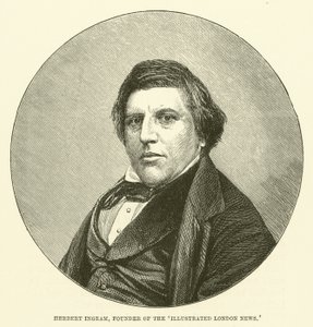 Herbert Ingram, fundador del Illustrated London News (grabado) de English School