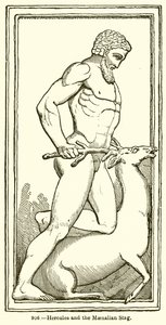 Hércules y el ciervo de Maenalia de English School