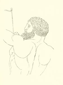 Hércules, lleno de dignidad, fuerza y valor, destruyendo calmadamente a las Estinfálides