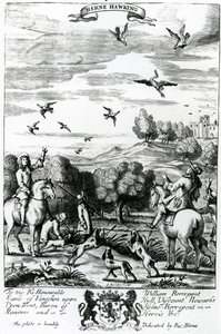 Herne cazando con halcón, de 