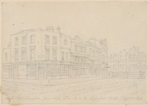 High Street Islington, desde White Lion Street hasta Liverpool Road, 16 de agosto de 1843