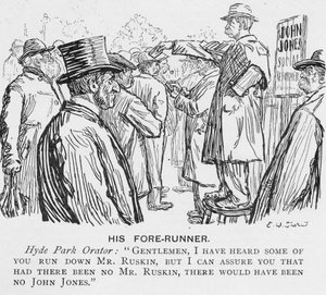 Su precursor, ilustración de The King, 25 de mayo de 1901