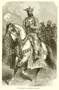 Su Alteza el Maharajá de Gwalior de English School
