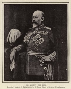 Su Majestad el Rey (grabado) de English School
