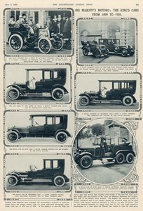 Los coches de Su Majestad: Los coches del Rey Jorge V de 1899-1935, de The Illustrated London News, 4 de mayo de 1935 de English School